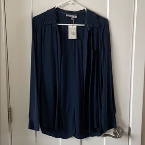 Dalia navy blouse